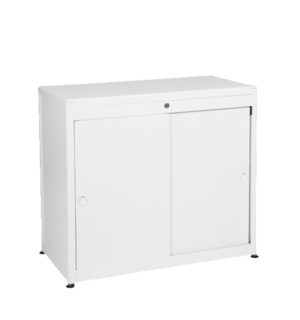 MEUBLE RANGEMENT BLANC - 90x50x80