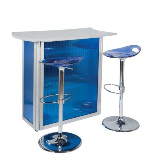 BLUE FLASHY COUNTER SET