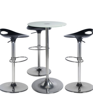 BLACK LACQUERED FLASHY SNACK SET