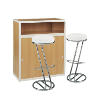 ENSEMBLE COMPTOIR SEYCHELLE BLANC/BOIS