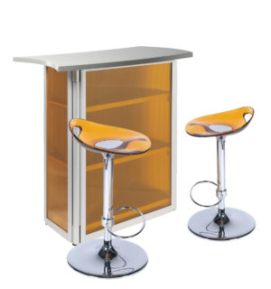 ORANGE FLASHY COUNTER SET