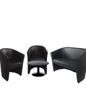 BLACK TONDO SOFA SET