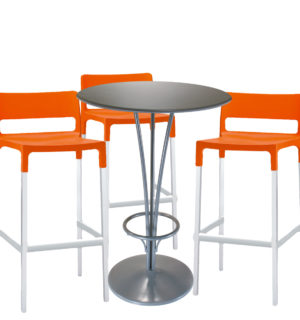 ORANGE LOOPING SNACK SET