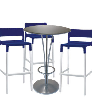 BLUE LOOPING SNACK SET