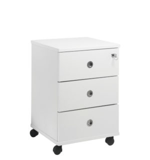 BLOC 3 TIROIRS BLANC