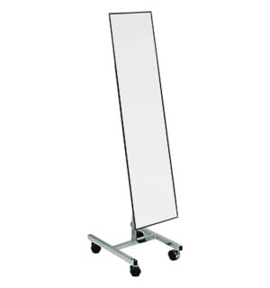 MIROIR SUR PIED A ROULETTES