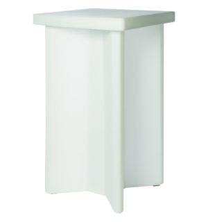 WHITE BRIGHT ICE DREAM SNACK TABLE