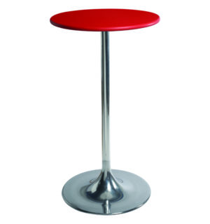 RED FLASHY SNACK TABLE - Ø 80