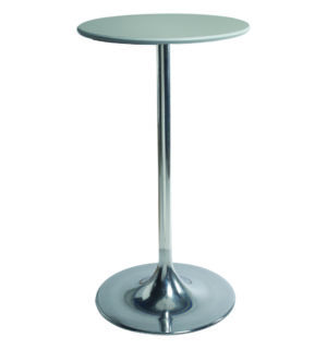 GREY FLASHY SNACK TABLE - Ø 80