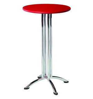 TABLE SNACK ARIANE ROUGE - Ø 60