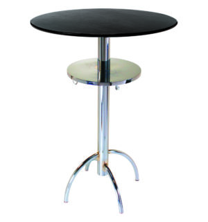 BLACK DIVANA SNACK TABLE - Ø 60