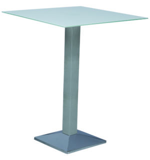 WHITE GLASS OPAQUE ELISA SNACK TABLE