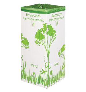 SUPPORT POUBELLE CARTON