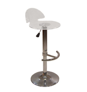 TRANSPARENT LUCIOLE HIGH STOOL