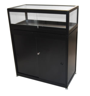 BLACK SHOWCASE DESK