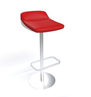 TABOURET PLAZA ROUGE