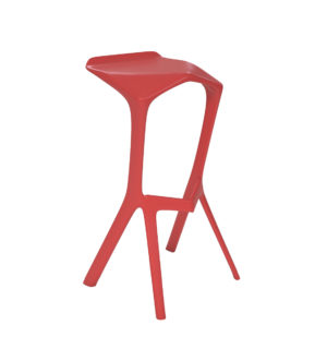 TABOURET NOURA ROUGE