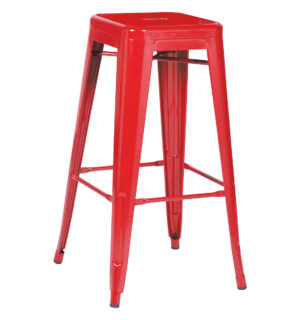 TABOURET TONIC ROUGE VIF