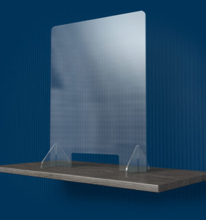 Ecran de protection 5mm pour caisse et accueil - Dim. 800x1000mm