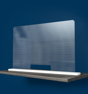 Ecran de protection 8mm pour comptoir - Dim. 1400x900mm