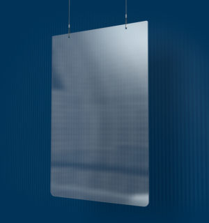 Ecran de protection 5mm suspendu - Dim. 800x1000mm
