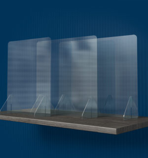 Ecran de protection Eco 3mm pour bureau - Dim. 600x500mm