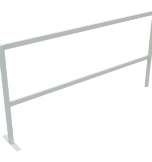 Structure de protection 1m pour file d'attente - modèle gris, hauteur 1,00m